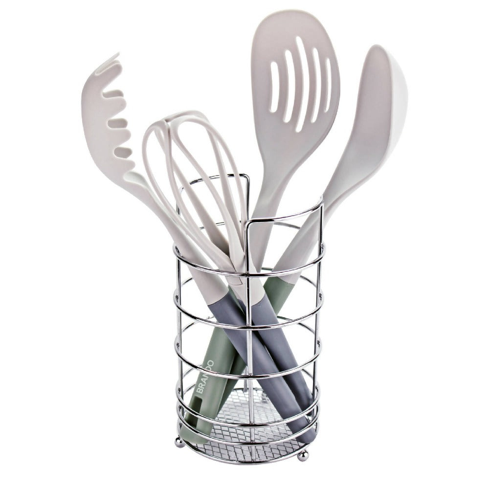 Set Utensilios De Cocina Gris Verde 4pcs1#Gris|verde