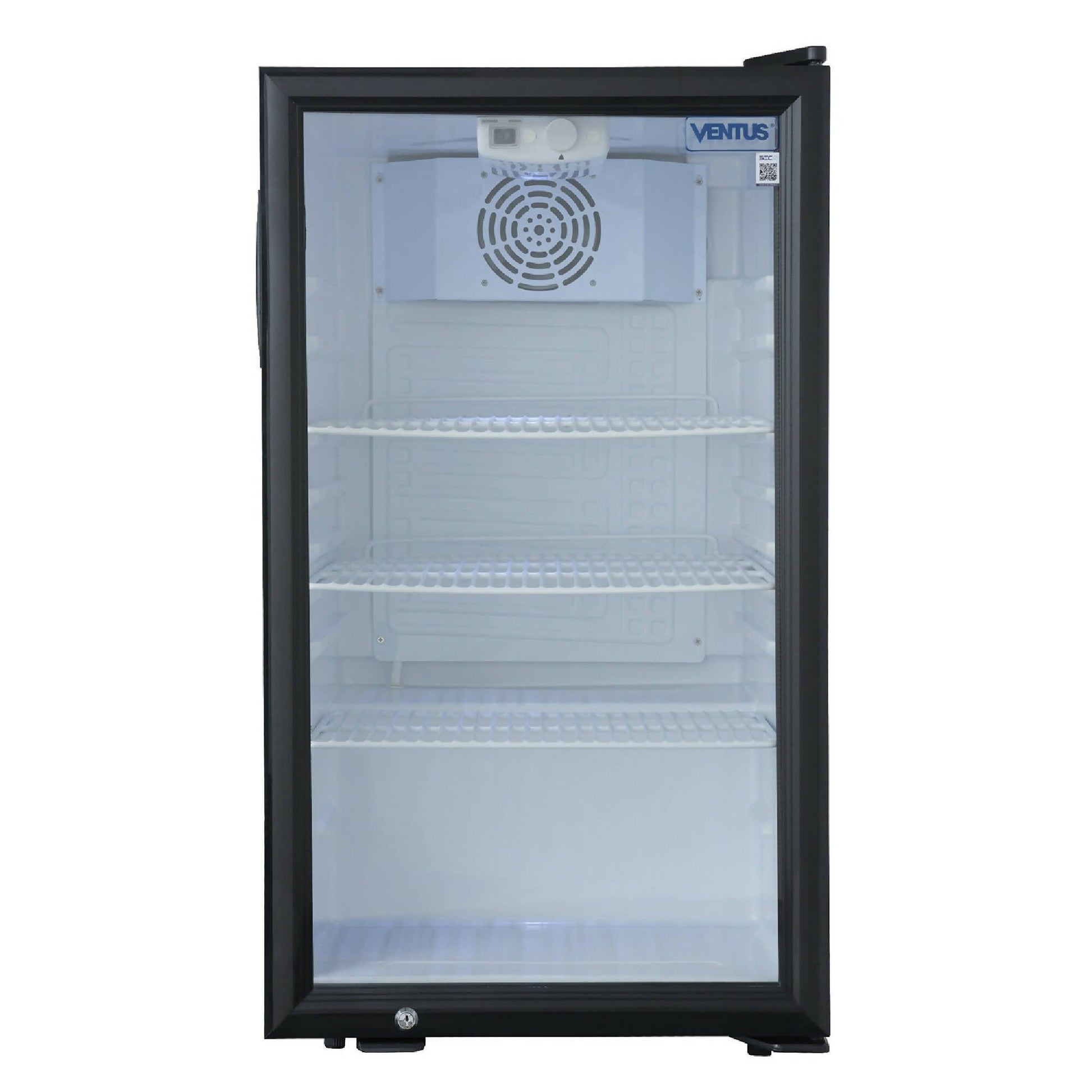 Visi-cooler Sobremesa 1 puerta 100 litros VC-1002#Negro