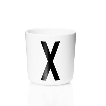 Taza De Melamina Letra X1#Blanco